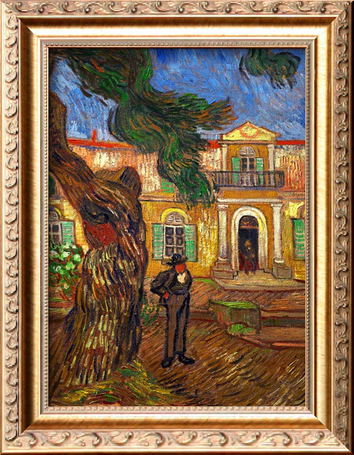 The Hospital of Saint Paul at Saint Remy de Provence, c.1889 - Van Gogh Painting On Canvas